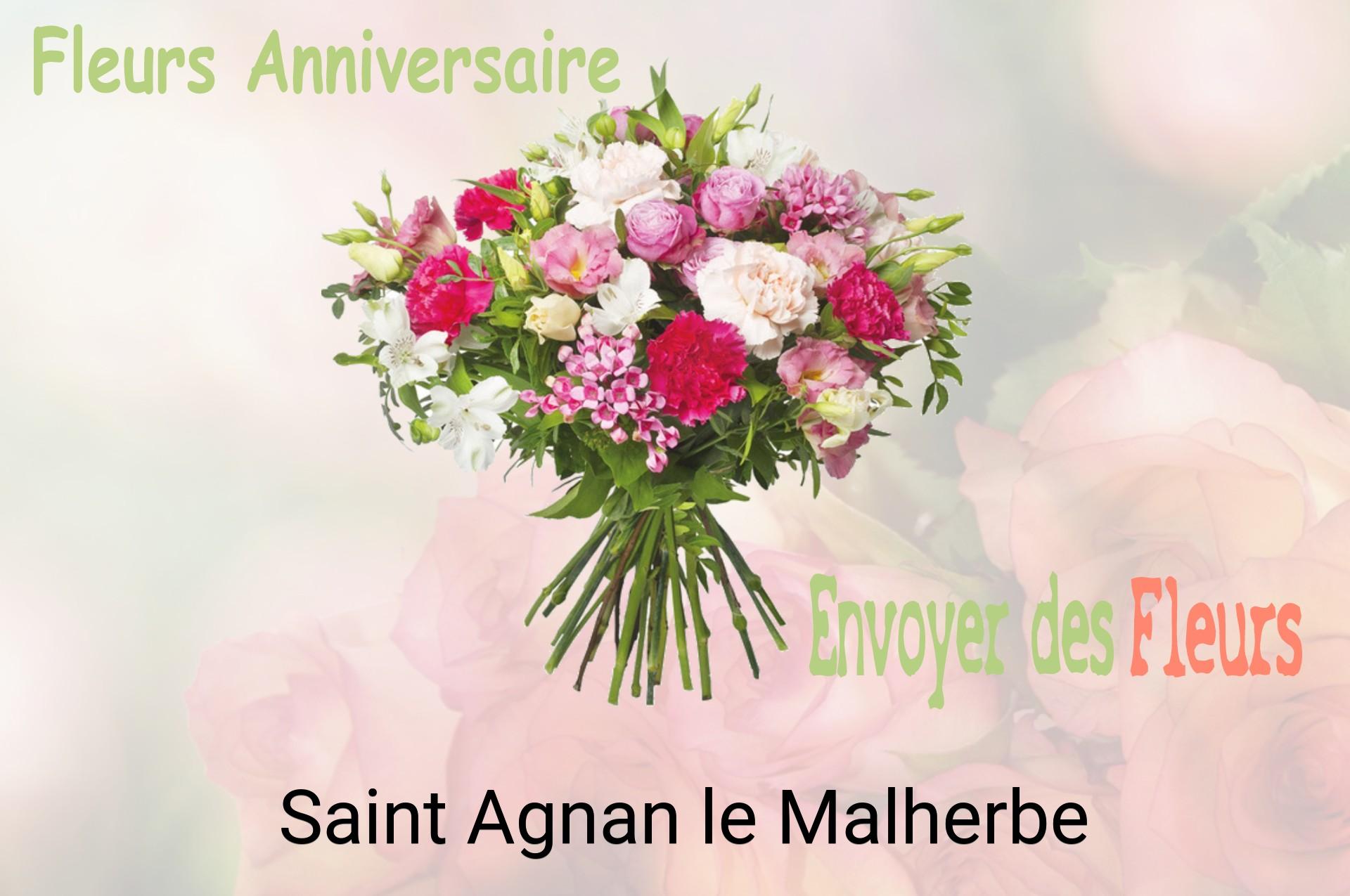 Bouquet de fleurs d’anniversaire livré à Saint-Agnan-le-Malherbe