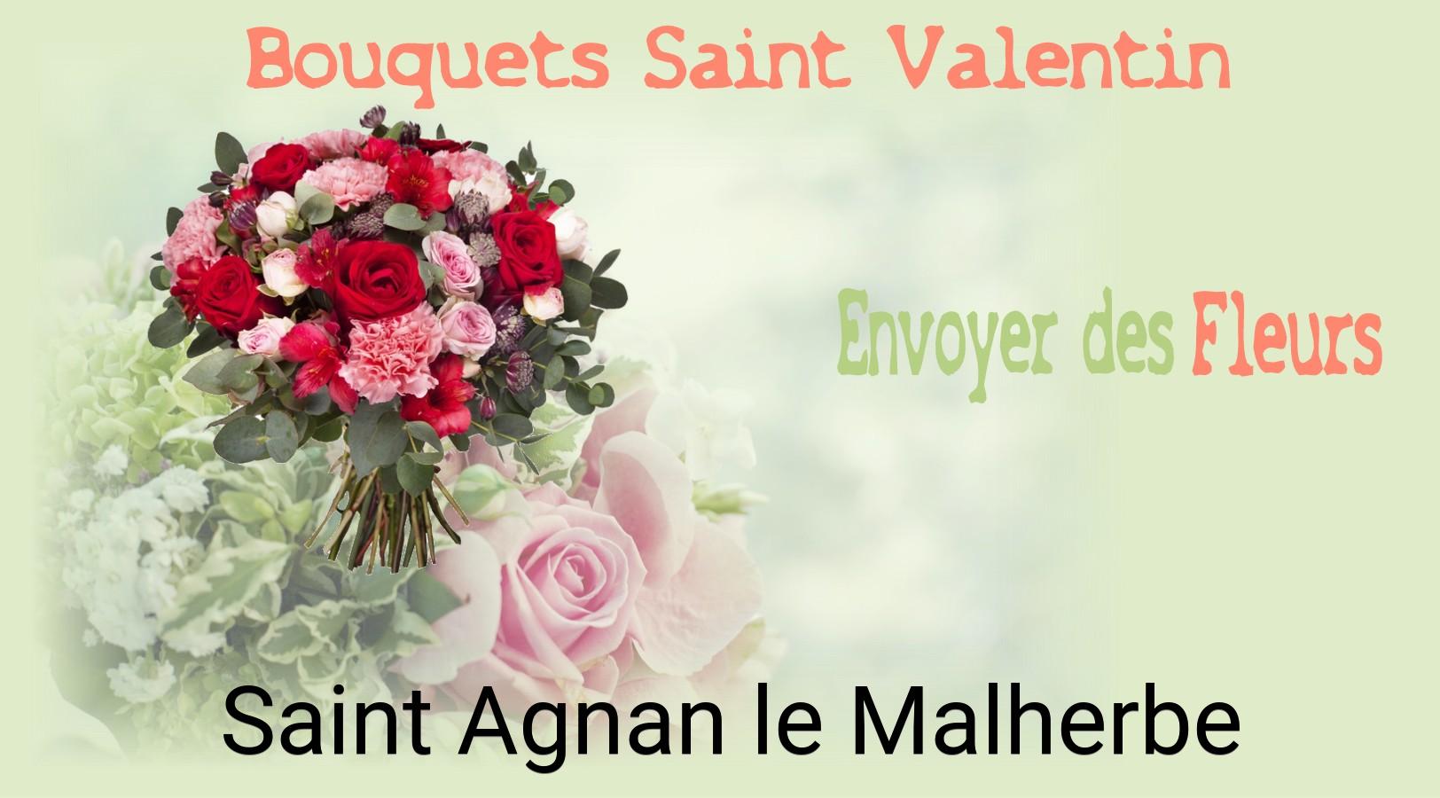 Roses de Saint-Valentin livrées à Saint-Agnan-le-Malherbe